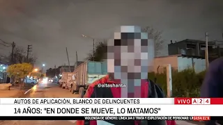 🚨 "EN DONDE SE MUEVE, LO MATAMOS" - DELINCUENTE de 14 AÑOS DESCRIBE MODUS OPERANDI DE SUS ROBOS