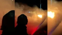 Fuego arrasa con casetas del mercado '5 de Septiembre' en Juchitán