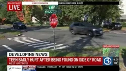 Teenager badly hurt after being found on side of the road in West Hartford