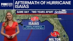 Aftermath of Hurricane Isaias