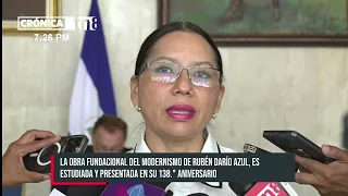 New edition of "Azul..." studied and presented in commemoration of its 138th anniversary
