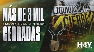 Today in the World | More than 3,000 Argentine companies closed