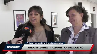 Marcos Juárez: The municipality delivered books to the city's secondary schools