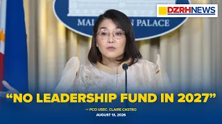 Palasyo: Walang ‘leadership funds’ sa proposed 2027 budget — DPWH