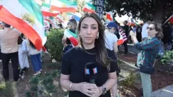 تداوم تجمع ایرانیان لس‌آنجلس در حمایت از انقلاب ملی