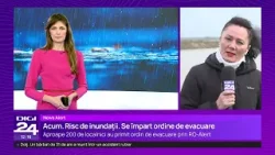 Risc de inundații în Vrancea. Locuitorii din două comune au primit ordin de evacuare