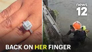 Student divers find engagement ring lost in Hudson River