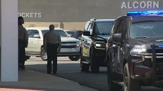 Deputy Bailey's family arrives for his funeral