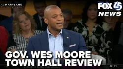 Gov. Wes Moore says he won’t run for president in 2028 at town hall focused on national issues Gov. Wes Moore says he won’t run for president in 2028 at town hall focused on national issues