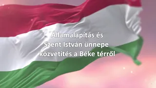 Aug. 20-ai ünnepség (a felvétel 2026 aug. 19-én készült)