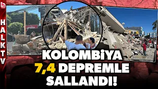 TERRIFYING SCENES IN COLOMBIA! 7.4 earthquake hits! Buildings damaged, people injured!