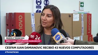 Juan Damianovic CESFAM receives 43 new computers to strengthen healthcare services