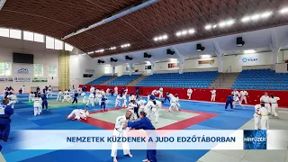 Nemzetek küzdenek a judo edzőtáborban