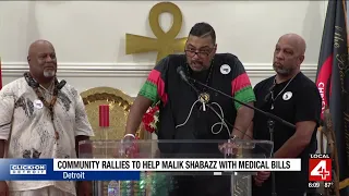 Community raises money to help Detroit activist Minister Malik Shabazz with medical bills