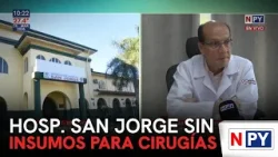 Hospital San Jorge sin insumos
