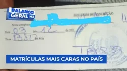 #BalançoGeral: Matrículas mais caras no país