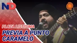 Francisco Santarén, ganador del Pre Cosquín, nos deleitó con su voz en la previa al FESTIVAL