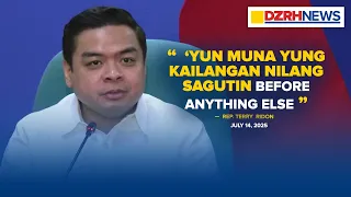 Isyu sa “Operation Romanov”, kailangang sagutin muna ng depensa — Ridon
