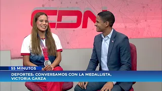 55 Minutes | Raffi de León interviews Victoria Garza, Central American Games medalist