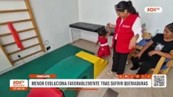 Chiclayo:  menor evoluciona favorablemente tras sufrir quemaduras