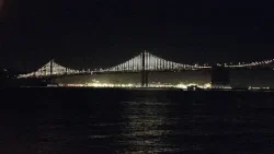 New Bay Bridge lights being tested, just weeks away from full comeback