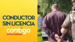INTENTÓ DARSE A LA FUGA: Detuvieron a conductor de camión sin licencia - Contigo en la Mañana