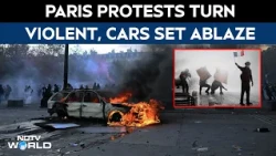 France Protests News | France Protests Turn Violent as Clashes, Fires Erupt Nationwide