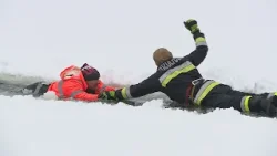 Krónika: Jégről mentési gyakorlat a Naplás-tavon (2026.01.09.)