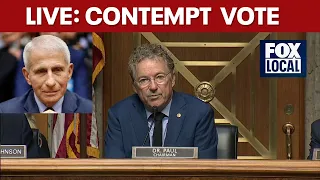 Contempt of Congress vote on Dr. Anthony Fauci