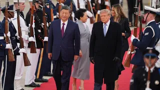President Trump welcomes Chinese president