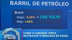 Como o subsídio de R$ 1,20 tenta destravar o mercado de diesel | Jornal da Band