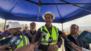 The first overpass of the Monay – IESS Traffic Interchange will open at the end of August