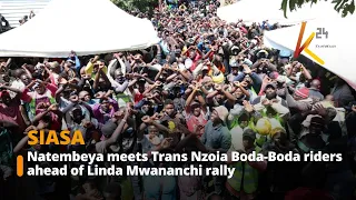 Natembeya meets Trans Nzoia Boda-Boda riders ahead of Linda Mwananchi rally