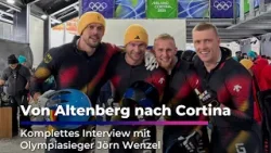 Olympiasieger Jörn Wenzel im Interview: Gold, Cortina und Francesco Friedrich I Sachsen Fernsehen
