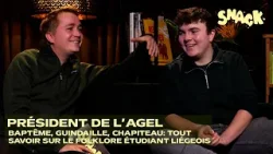 FOLKLORE ÉTUDIANT: LE PRÉSIDENT DE L'ASSOCIATION GÉNÉRALE DES ÉTUDIANTS LIÉGEOIS NOUS EXPLIQUE TOUT