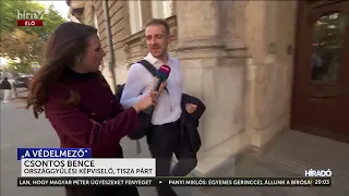 Magyar Péter azt állítja, ő csak nőket igyekezett védelmezni az Ötkertben, mielőtt kidobták - HírTV