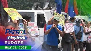 TV Patrol Playback Europe | July 21, 2026
