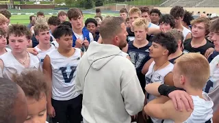 It's a small world in football, Valor Christian's head coach and star lineman are one example