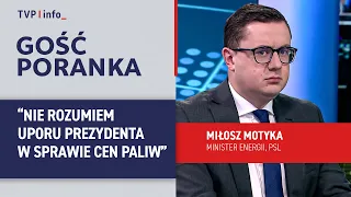 Miłosz Motyka: I don't understand the President's stubbornness regarding fuel prices | GUEST OF T...