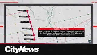 TTC major closures on Line 1: Here's how to get around