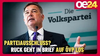 Expelled from the party? Ruck lashes out at the ÖVP in a letter