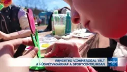 Rengeteg vidámsággal telt a húsvétvasárnap a Sportcentrumban