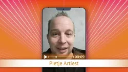 TV Oranje app videoboodschap - Pietje Artiest