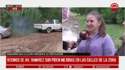 Vecinos de Av. Ramirez sur piden mejoras en las calles de la zona