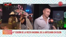 Fiesta de la Artesanía en Colón - nota en el patio gastronomico y turisticos