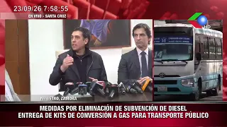 MEASURES FOLLOWING DIESEL SUBSIDY REMOVAL: DELIVERY OF GAS CONVERSION KITS FOR TRANSPORT