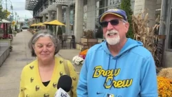 Brewers fans celebrate World Series