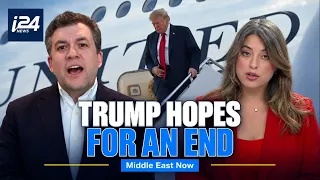 US President Trump says he hopes the fighting is finally coming to an end