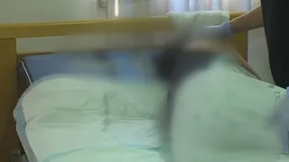 YOUNG DISABLED GIRL WITHOUT HOSPITAL BED AND ANTI-DECUBITUS MATTRESS FOR THREE MONTHS