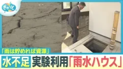 【水不足】ダム底に雑草も　園児から大学教授まで雨水活用「雨は貯めれば資源」【ぎゅっと】（2026年3月19日OA）
